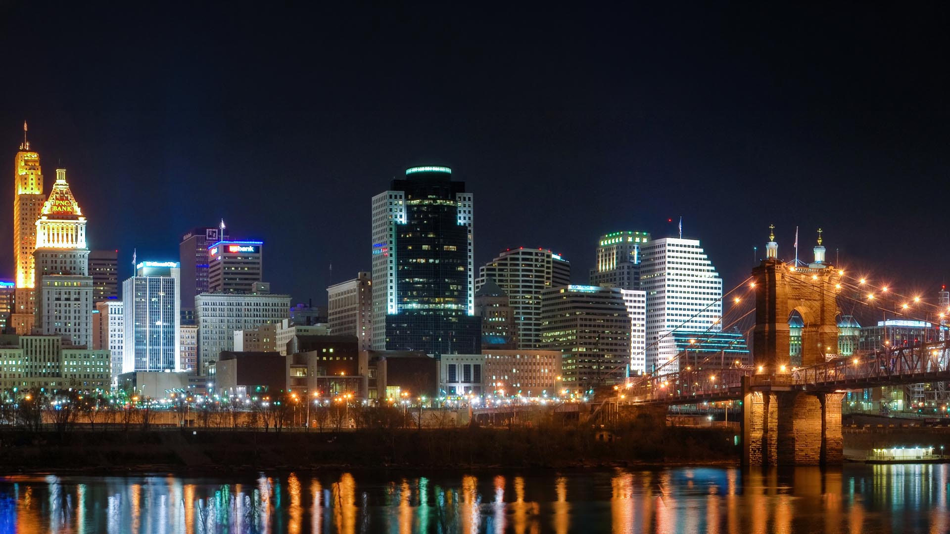 Cincinnati Skyline - Statzer Transportation Service Area