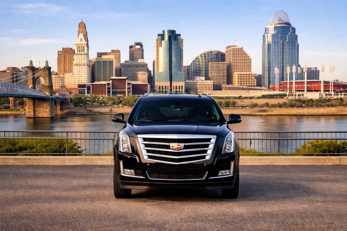 2023 Black Cadillac Escalade - Luxury SUV Transportation