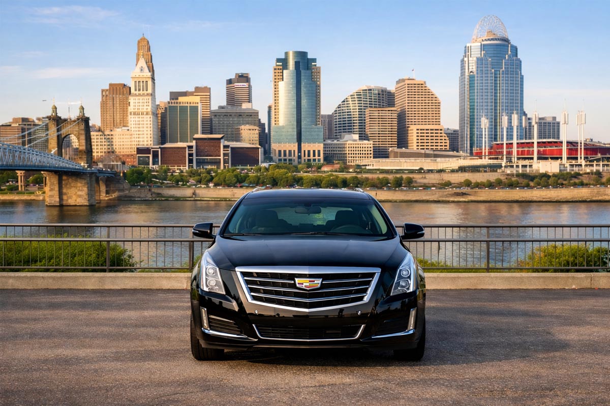 2022 Black Cadillac XTS - Executive Transportation